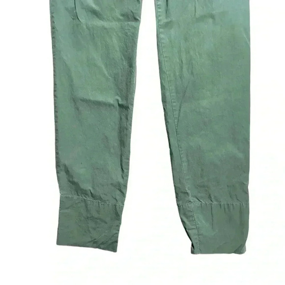 Theory Straight Leg Green Pants Size 2 - Picture 3 of 5